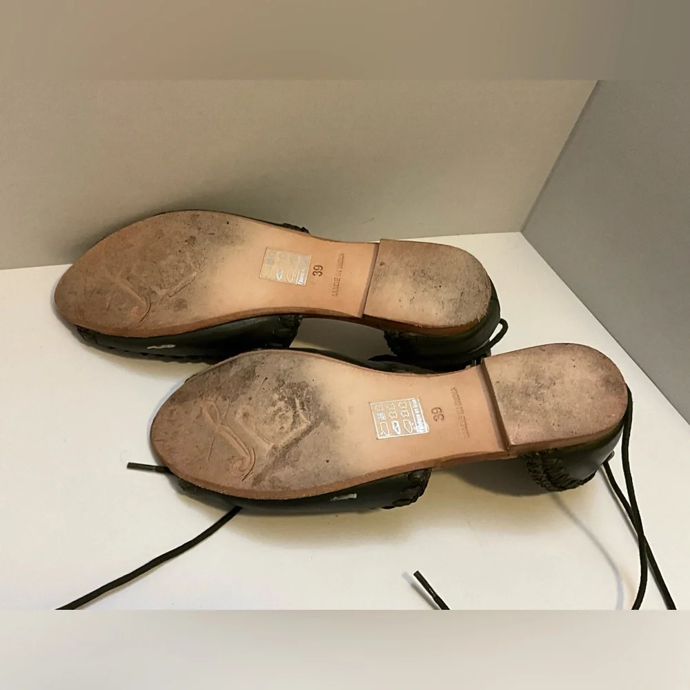 Free People Beaumont woven flat sandals 39 - Picture 11 of 14